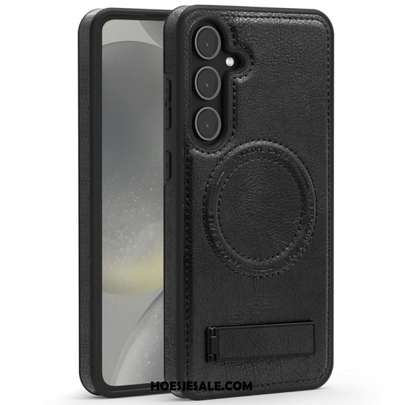 Hoesje Samsung Galaxy S25 5g Ingebouwde Houder En Magsafe-compatibiliteit Bescherming Hoesje