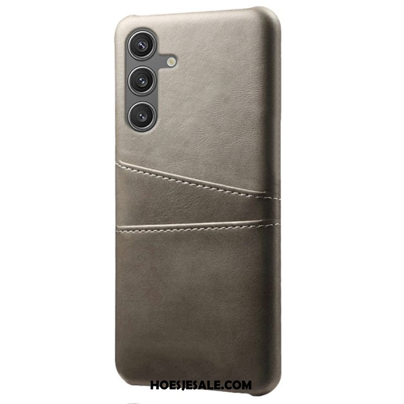 Hoesje Samsung Galaxy S25 5g Kaarthouder Met Lederlook Bescherming Hoesje