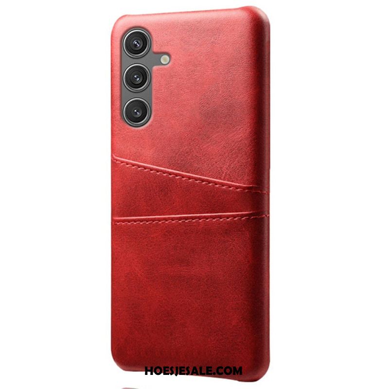 Hoesje Samsung Galaxy S25 5g Kaarthouder Met Lederlook Bescherming Hoesje