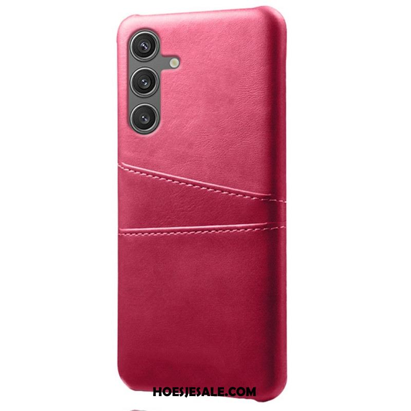 Hoesje Samsung Galaxy S25 5g Kaarthouder Met Lederlook Bescherming Hoesje