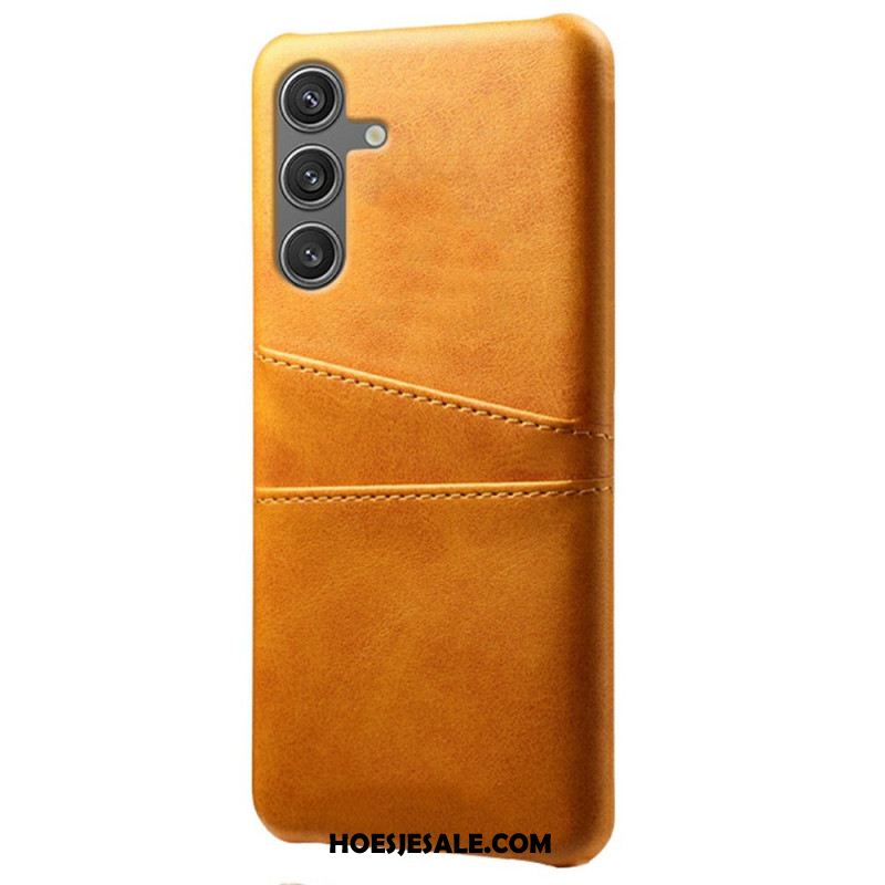 Hoesje Samsung Galaxy S25 5g Kaarthouder Met Lederlook Bescherming Hoesje