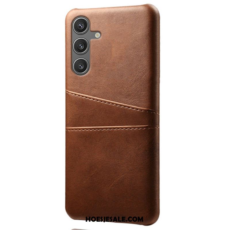 Hoesje Samsung Galaxy S25 5g Kaarthouder Met Lederlook Bescherming Hoesje