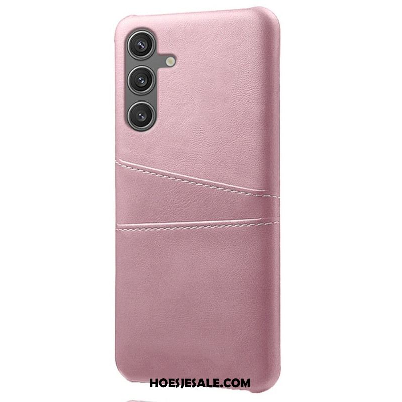 Hoesje Samsung Galaxy S25 5g Kaarthouder Met Lederlook Bescherming Hoesje