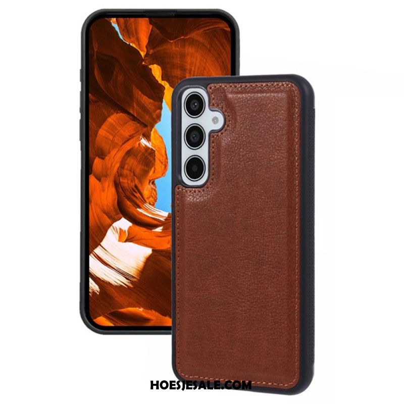 Hoesje Samsung Galaxy S25 5g Kalfsleertextuur