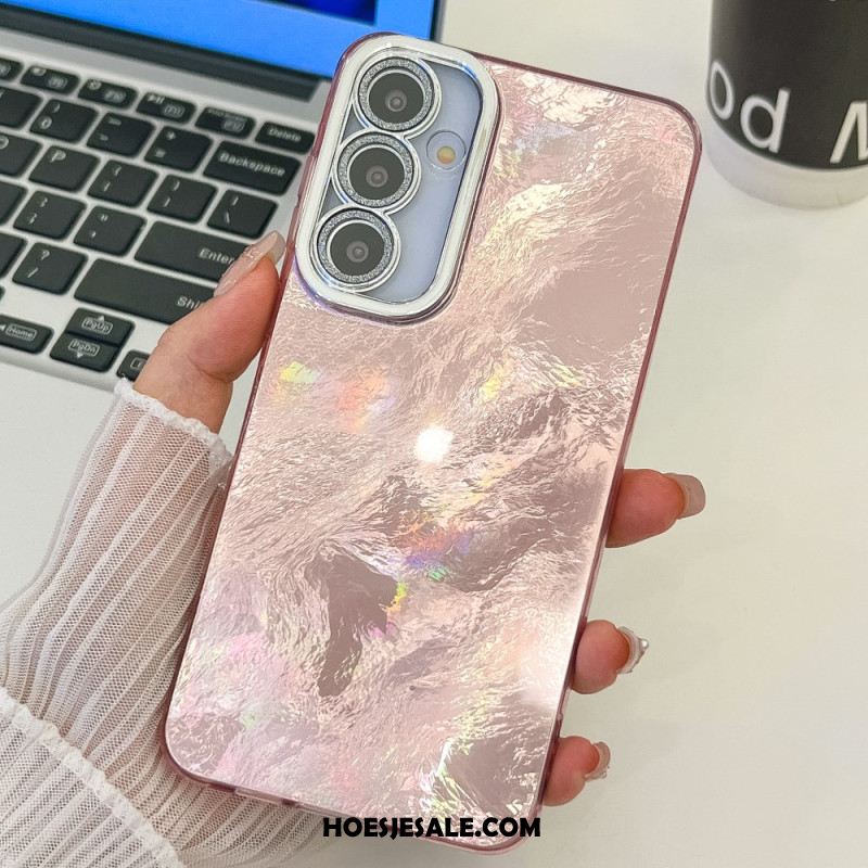 Hoesje Samsung Galaxy S25 5g Parelmoerglans Met Beschermfolie