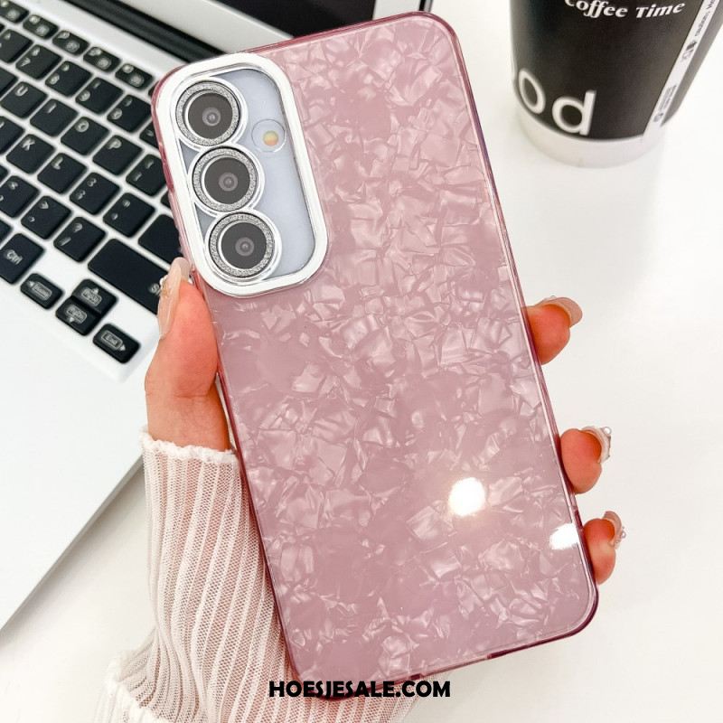 Hoesje Samsung Galaxy S25 5g Parelmoerglans Met Beschermfolie