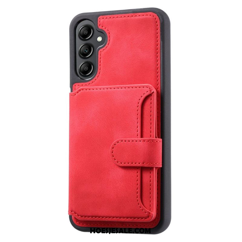 Hoesje Samsung Galaxy S25 5g Portemonnee Met Suède-effect