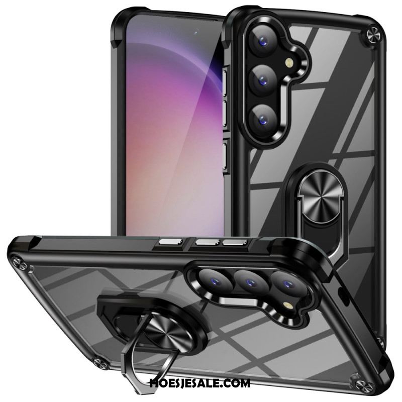 Hoesje Samsung Galaxy S25 5g Transparant Met Geïntegreerde Standaard