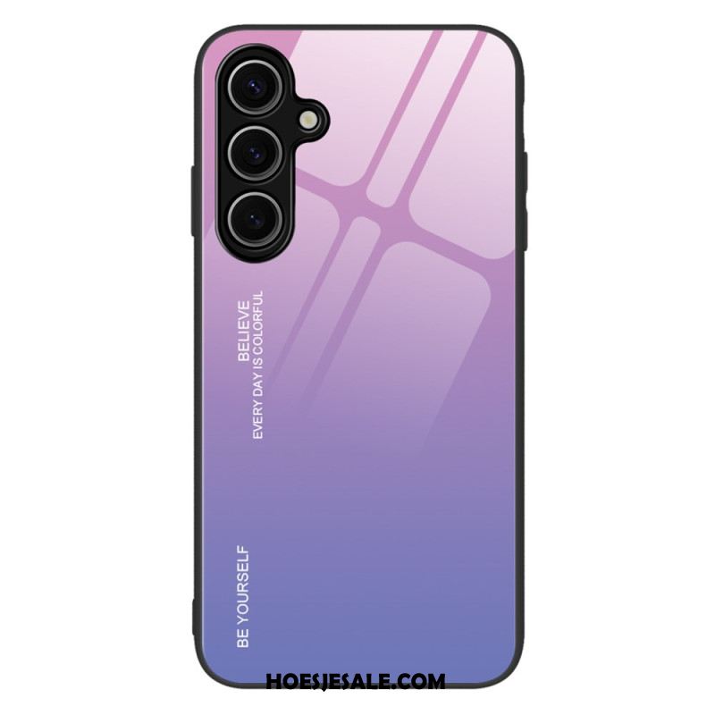 Hoesje Samsung Galaxy S25 5g Wees Jezelf Gehard Glas Bescherming Hoesje