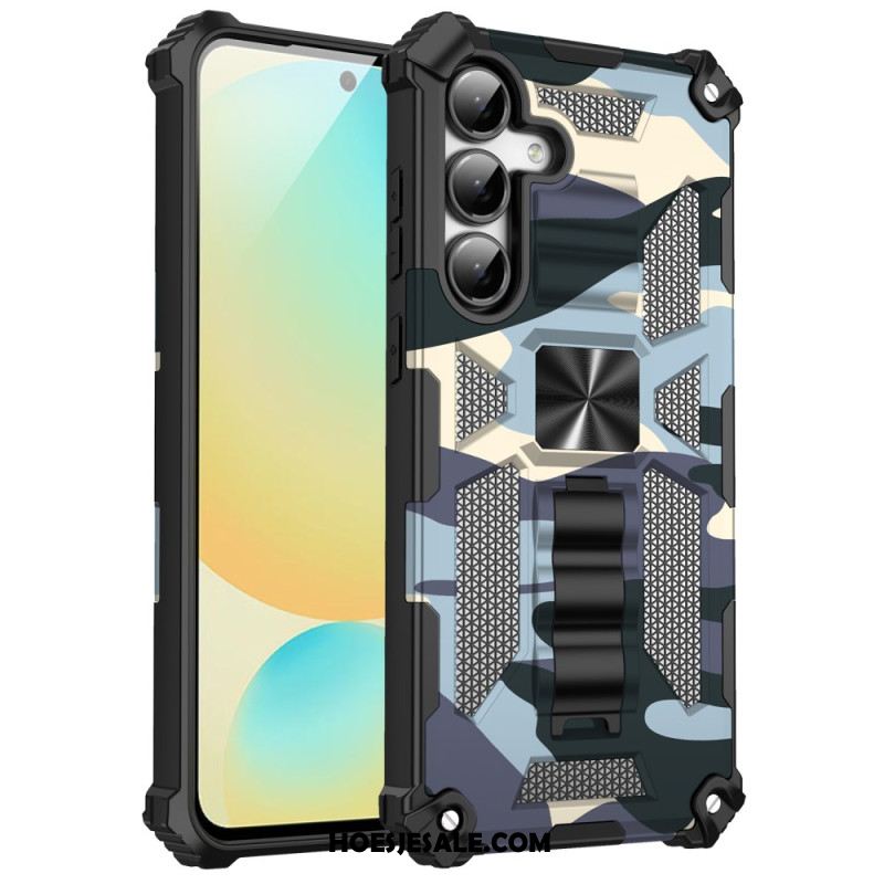 Hoesje Samsung Galaxy S25 Fe Camouflage Design Met Standaard