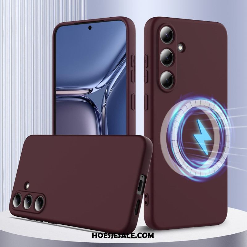 Hoesje Samsung Galaxy S25 Fe Compatibel Met Magsafe Shockproof Bescherming Hoesje