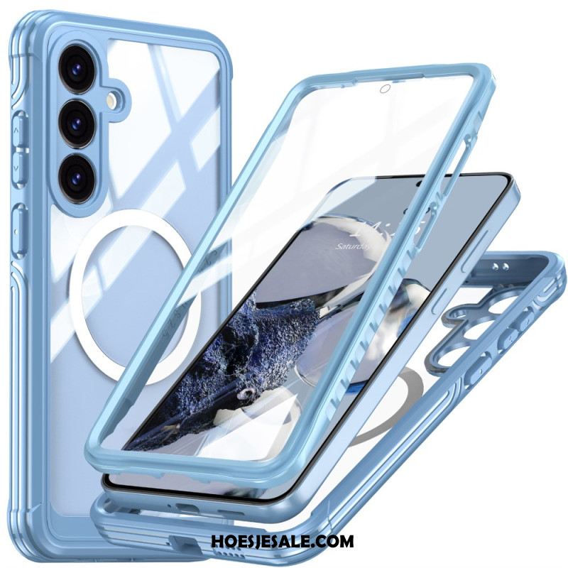 Hoesje Samsung Galaxy S25 Fe Magnetisch Met Schermbeschermer Bescherming Hoesje