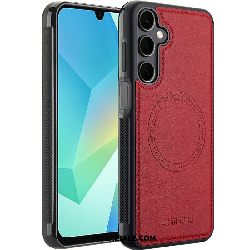 Hoesje Samsung Galaxy S25 Fe Magsafe Compatibel Leerstijl