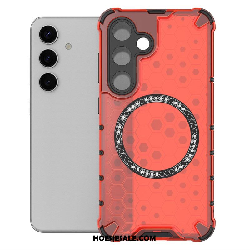 Hoesje Samsung Galaxy S25 Plus 5g Compatibel Met Magsafe Honeycomb Bescherming Hoesje