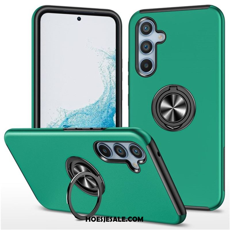 Hoesje Samsung Galaxy S25 Plus 5g Draaibare Ringhouder Bescherming Hoesje