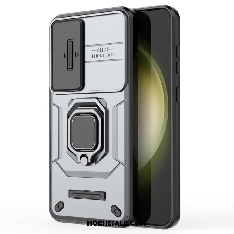 Hoesje Samsung Galaxy S25 Plus 5g Duurzame Ring Met Lensbeschermer