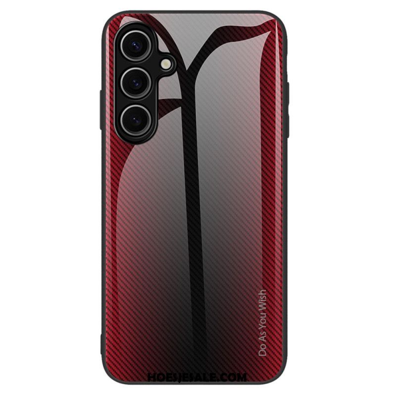 Hoesje Samsung Galaxy S25 Plus 5g Gehard Glas Met Koolstofvezel