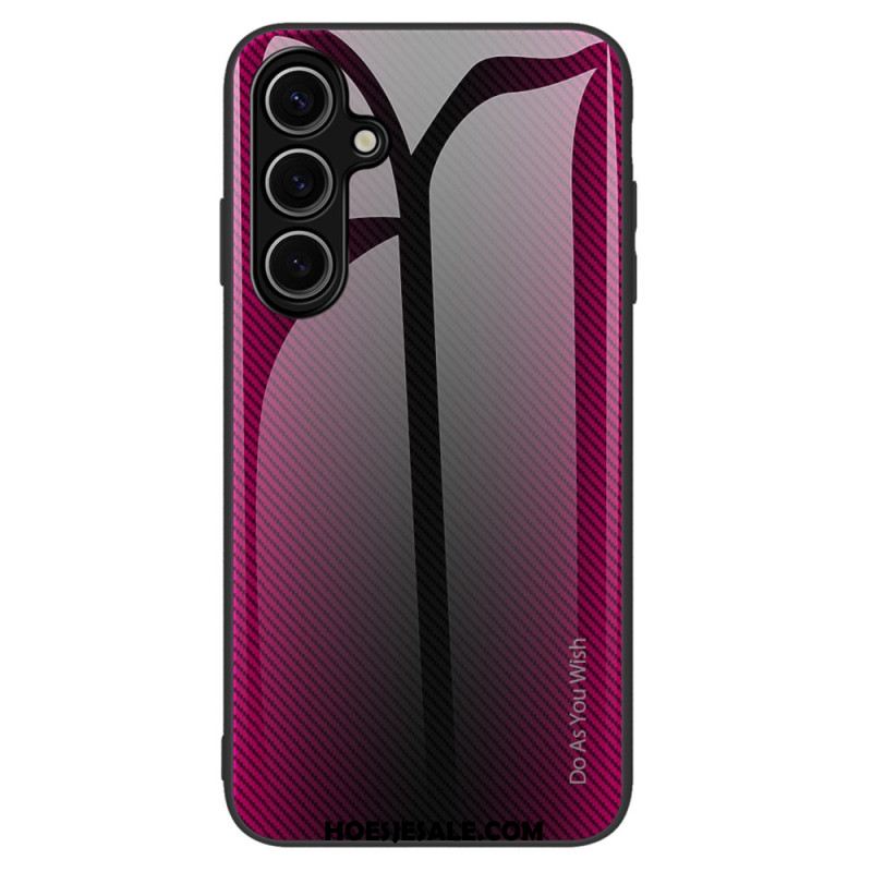 Hoesje Samsung Galaxy S25 Plus 5g Gehard Glas Met Koolstofvezel