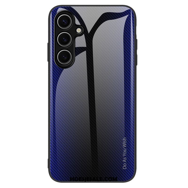 Hoesje Samsung Galaxy S25 Plus 5g Gehard Glas Met Koolstofvezel