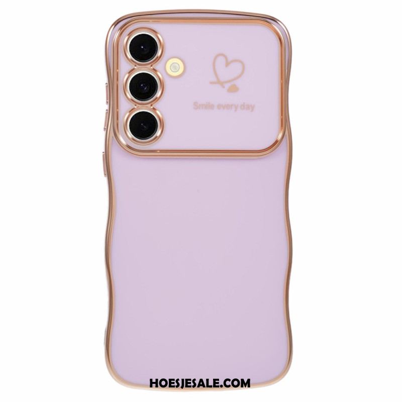 Hoesje Samsung Galaxy S25 Plus 5g Hart En Golvende Randen Bescherming Hoesje