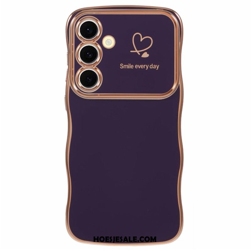 Hoesje Samsung Galaxy S25 Plus 5g Hart En Golvende Randen Bescherming Hoesje