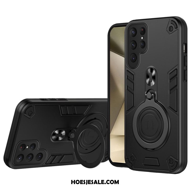 Hoesje Samsung Galaxy S25 Ultra 5g Draaibare Standaard En Schokbestendige Bescherming