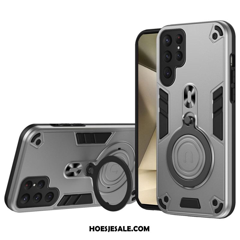 Hoesje Samsung Galaxy S25 Ultra 5g Draaibare Standaard En Schokbestendige Bescherming