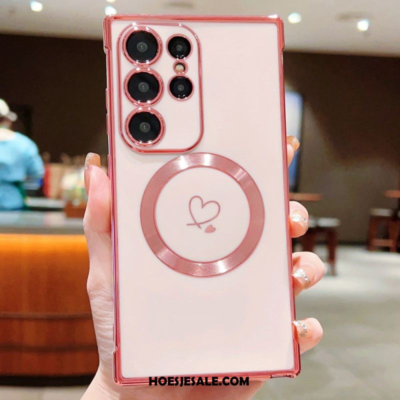 Hoesje Samsung Galaxy S25 Ultra 5g Getint Magsafe-compatibel Bescherming Hoesje