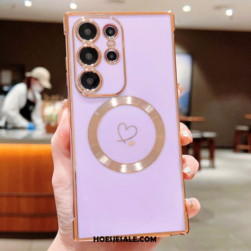 Hoesje Samsung Galaxy S25 Ultra 5g Getint Magsafe-compatibel Bescherming Hoesje