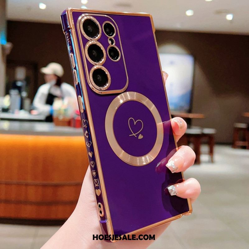 Hoesje Samsung Galaxy S25 Ultra 5g Getint Magsafe-compatibel Bescherming Hoesje