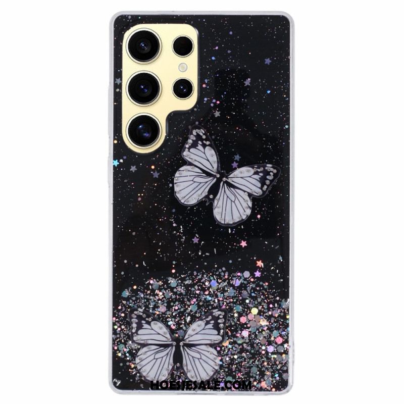 Hoesje Samsung Galaxy S25 Ultra 5g Glittervlinders