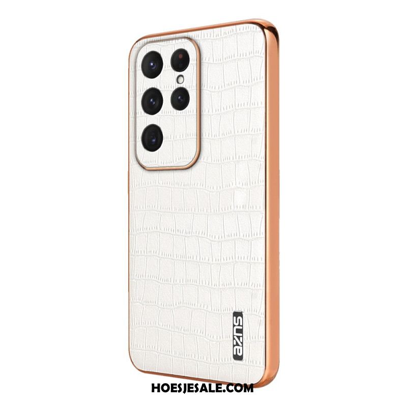 Hoesje Samsung Galaxy S25 Ultra 5g Krokodillenprint Azns