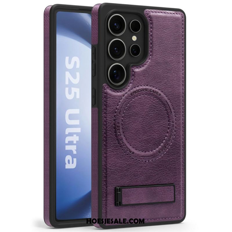 Hoesje Samsung Galaxy S25 Ultra 5g Leerlook Compatibel Met Magsafe