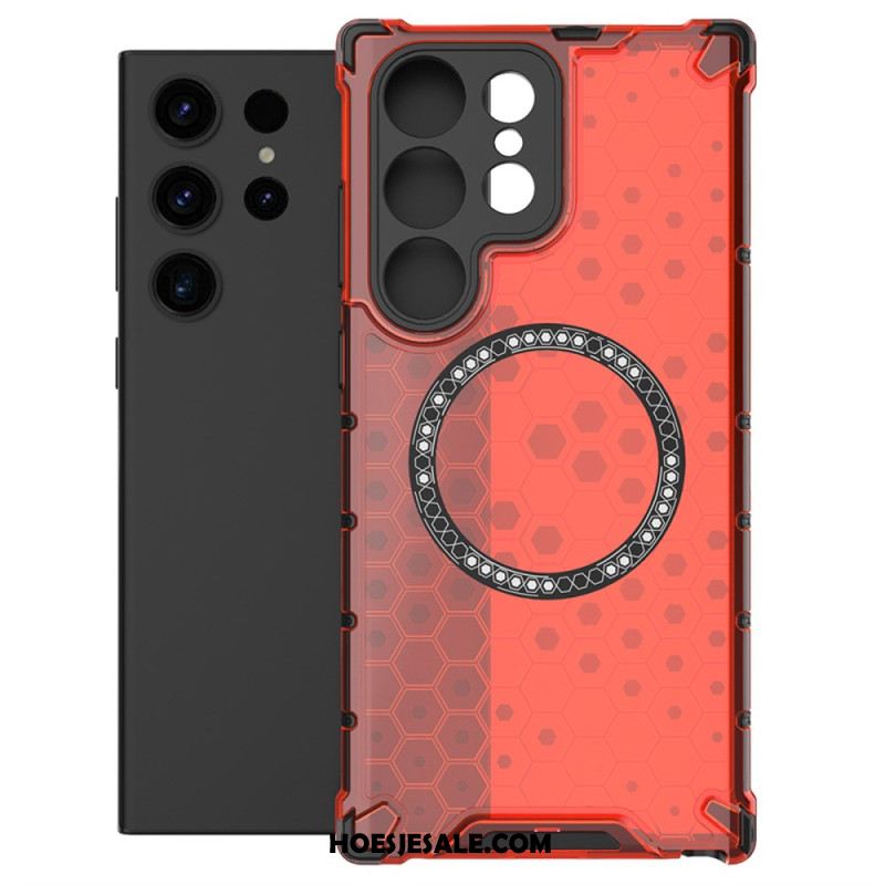 Hoesje Samsung Galaxy S25 Ultra 5g Magsafe-honingraatcompatibel
