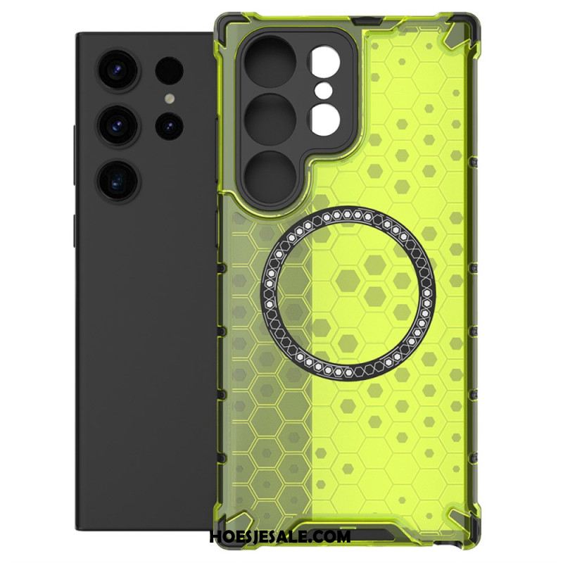 Hoesje Samsung Galaxy S25 Ultra 5g Magsafe-honingraatcompatibel