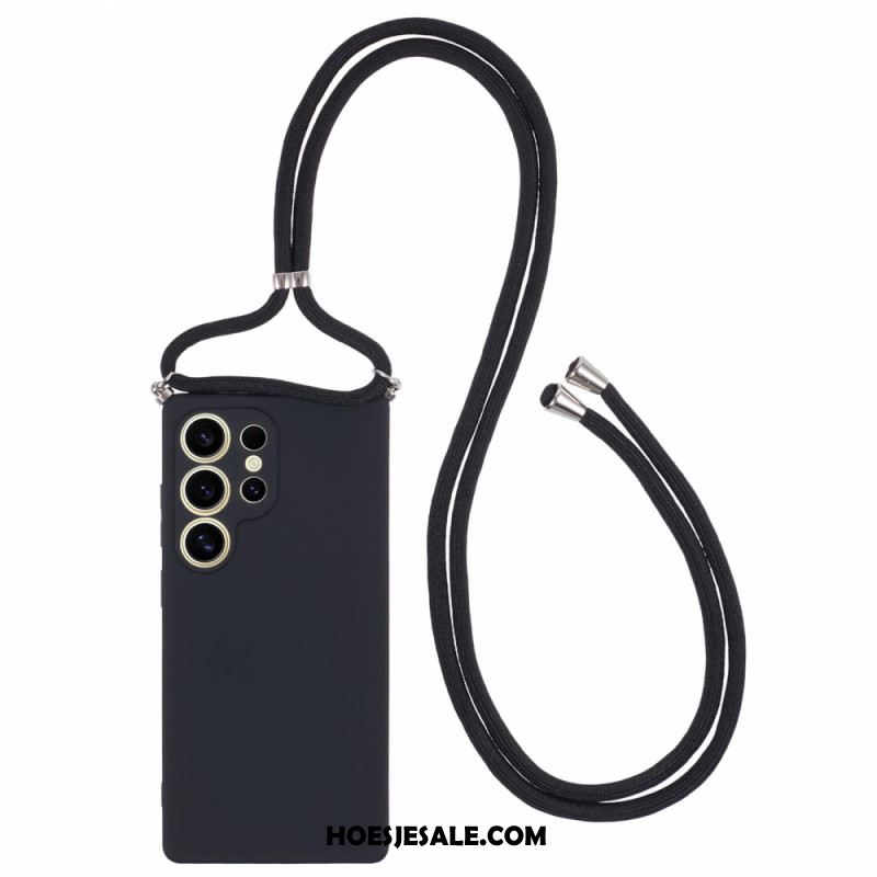 Hoesje Samsung Galaxy S25 Ultra 5g Rubberen Oppervlak Bescherming Hoesje