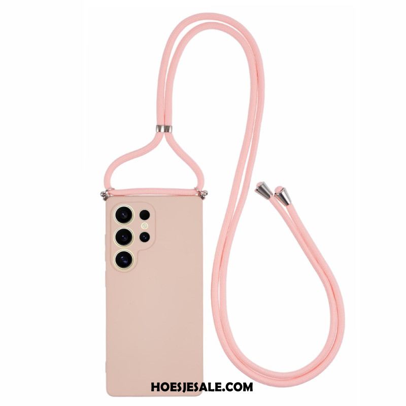 Hoesje Samsung Galaxy S25 Ultra 5g Rubberen Oppervlak Bescherming Hoesje