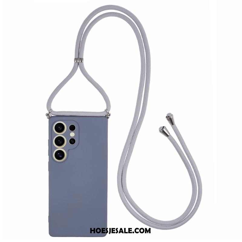 Hoesje Samsung Galaxy S25 Ultra 5g Rubberen Oppervlak Bescherming Hoesje