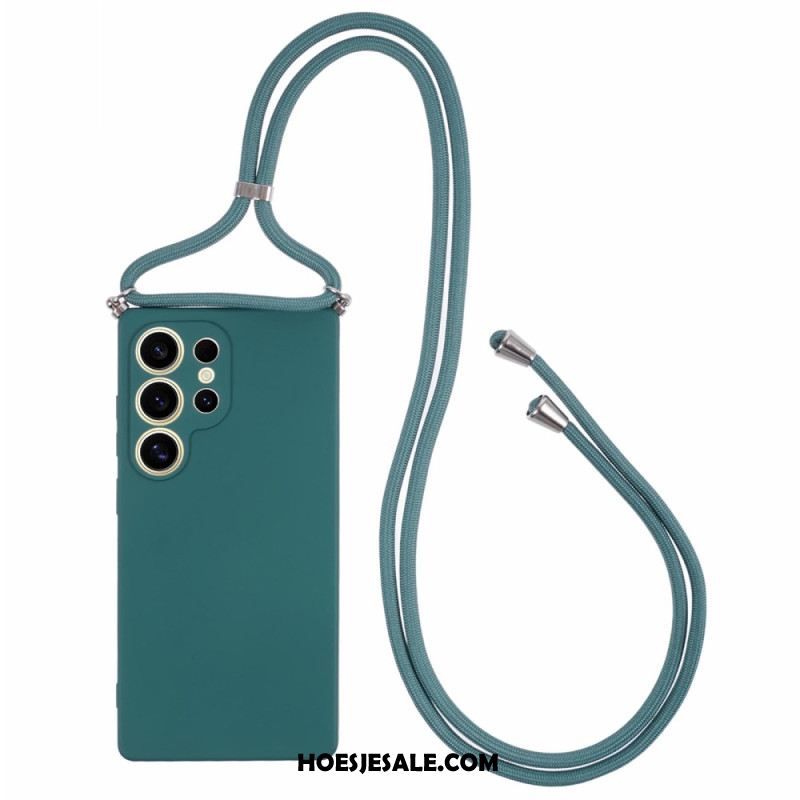 Hoesje Samsung Galaxy S25 Ultra 5g Rubberen Oppervlak Bescherming Hoesje