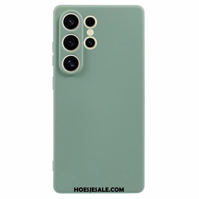 Hoesje Samsung Galaxy S25 Ultra 5g Zijdezacht Siliconen Bescherming Hoesje