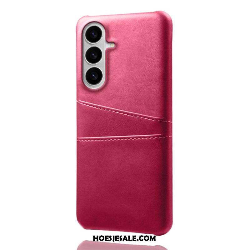 Hoesje Samsung Galaxy S26 Kaarthouder Met Lederlook Bescherming Hoesje