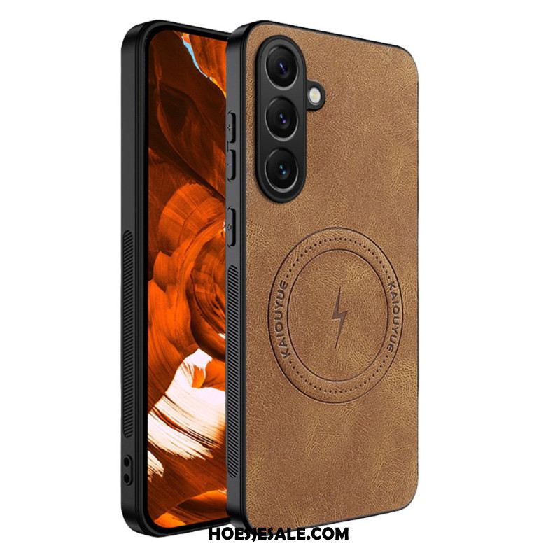 Hoesje Samsung Galaxy S26 Magnetisch Met Leerlook Bescherming Hoesje