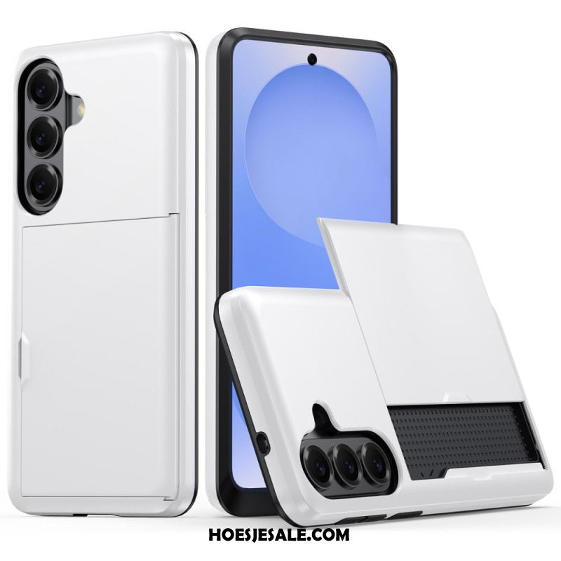 Hoesje Samsung Galaxy S26 Plus Kaarthouder Met Metallic Effect Bescherming Hoesje