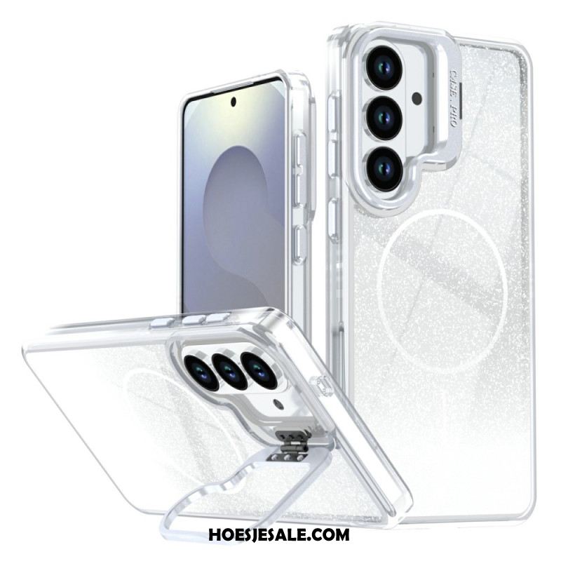 Hoesje Samsung Galaxy S26 Plus Magnetische Glitter Met Kleurverloop En Achterkant