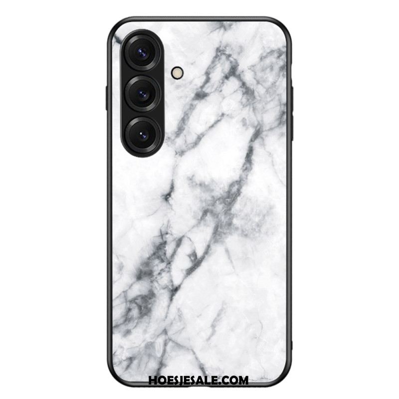 Hoesje Samsung Galaxy S26 Plus Marmeren Gehard Glas