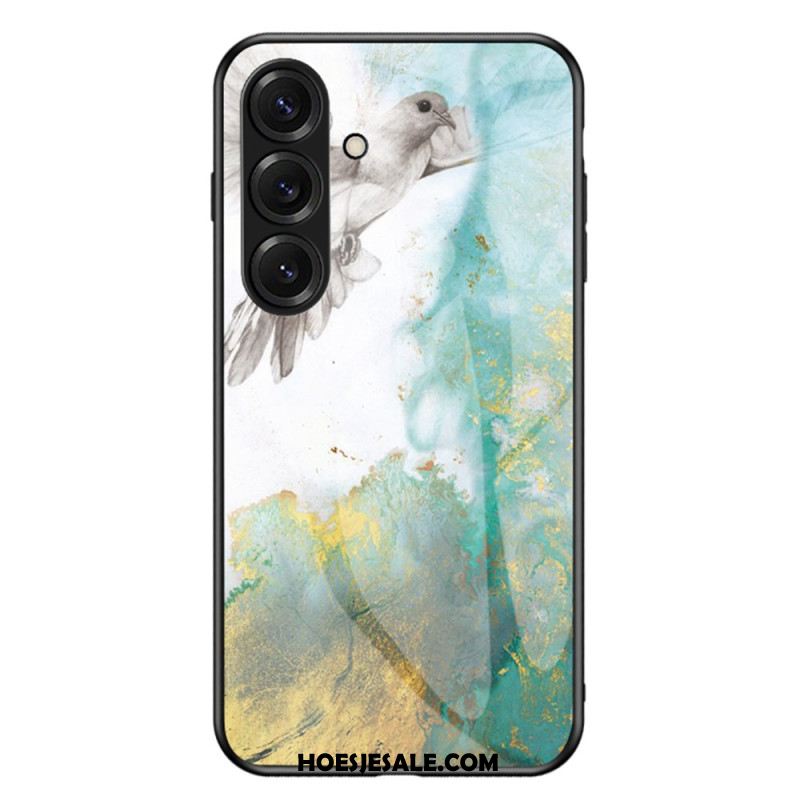 Hoesje Samsung Galaxy S26 Plus Marmeren Gehard Glas