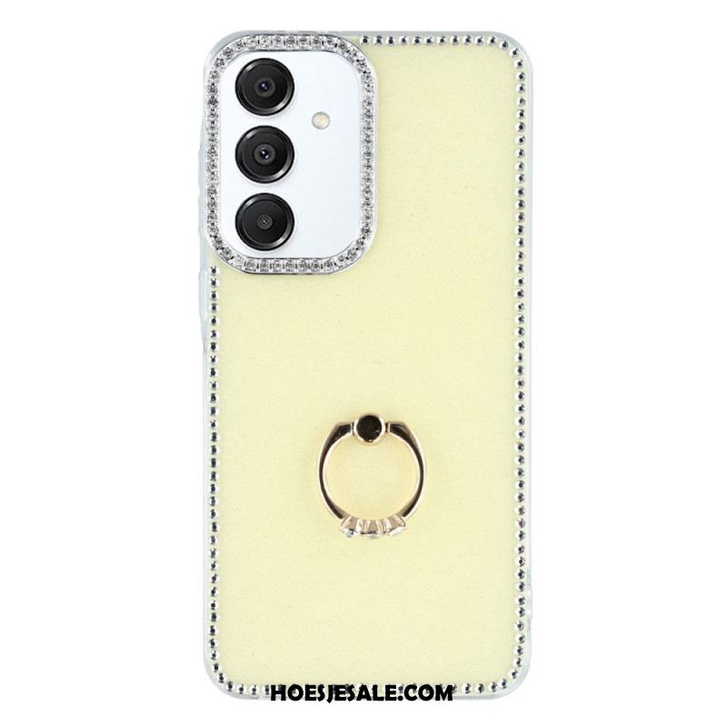 Hoesje Samsung Galaxy S26 Plus Ringhouder En Strass-steentjes Bescherming Hoesje