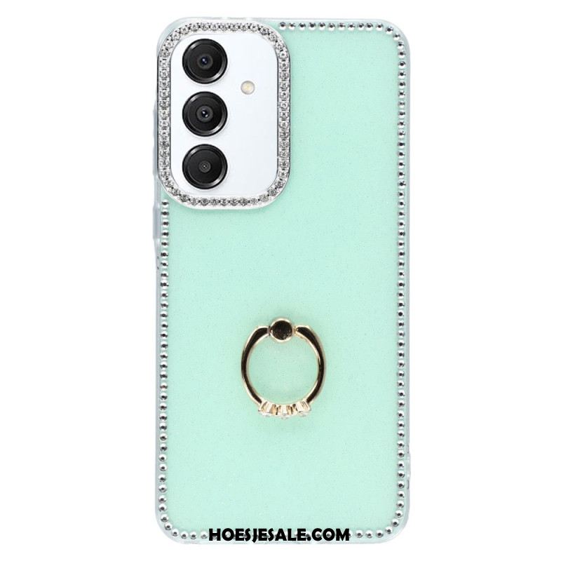 Hoesje Samsung Galaxy S26 Plus Ringhouder En Strass-steentjes Bescherming Hoesje