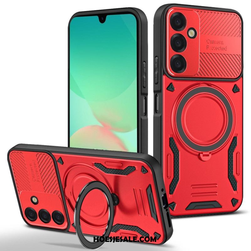 Hoesje Samsung Galaxy S26 Plus Schokbestendige Magnetische Houder Met Standaard Bescherming Hoesje