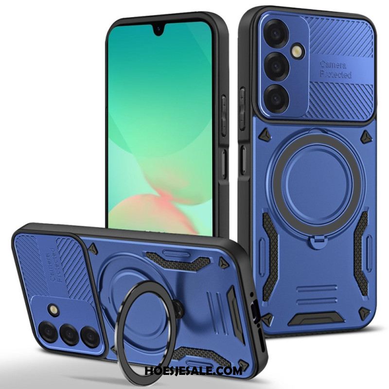 Hoesje Samsung Galaxy S26 Plus Schokbestendige Magnetische Houder Met Standaard Bescherming Hoesje